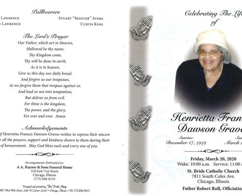 Henrietta Graves Obituary