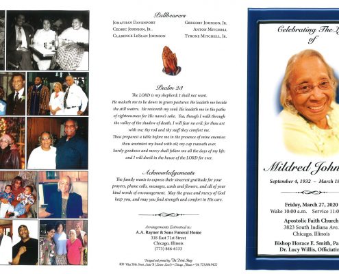 Mildred Johnson Obituary