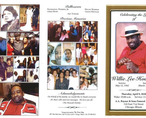 Willie L Houzah Obituary