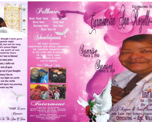 Carmencita Ann Rozelle Smith Obituary