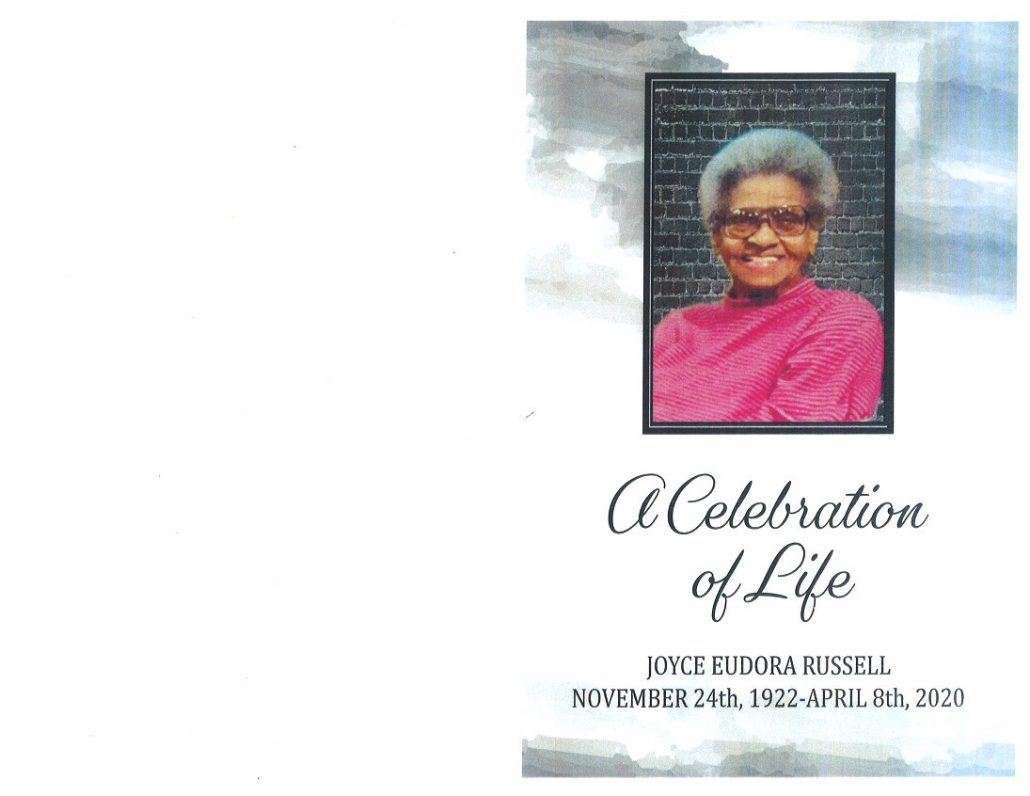 Joyce E Russell Obituary