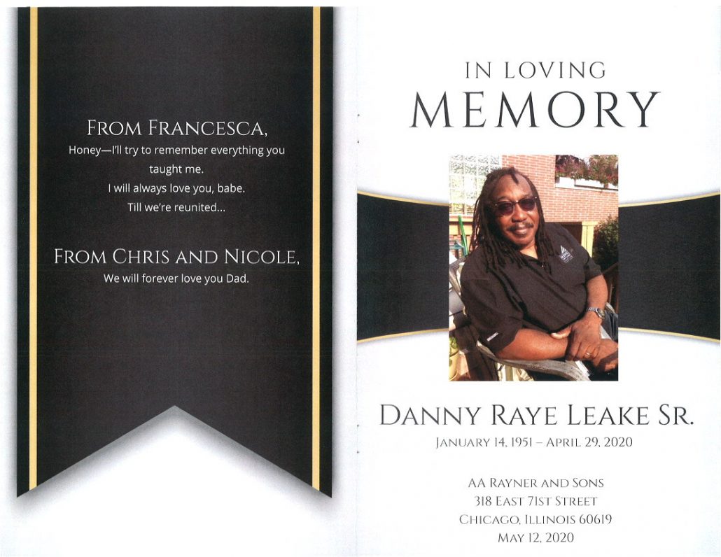 Danny Leake Sr Obituary