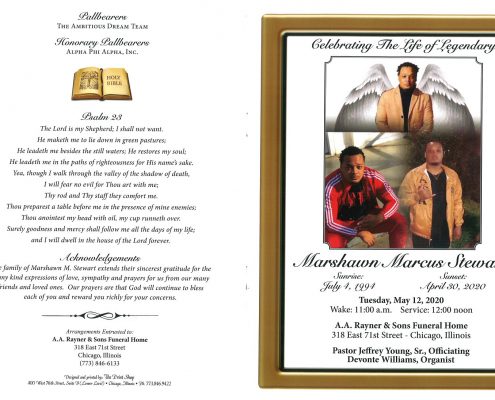 Marshawn M Stewart Obituary