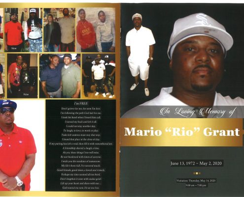 Mario Grant Obituary