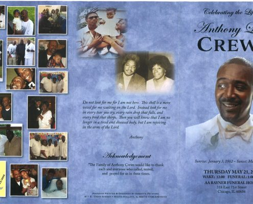 Anthony L Crews Obituary