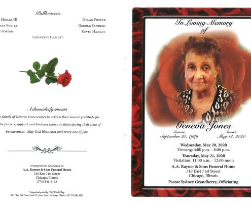 Geneva Jones Obituary