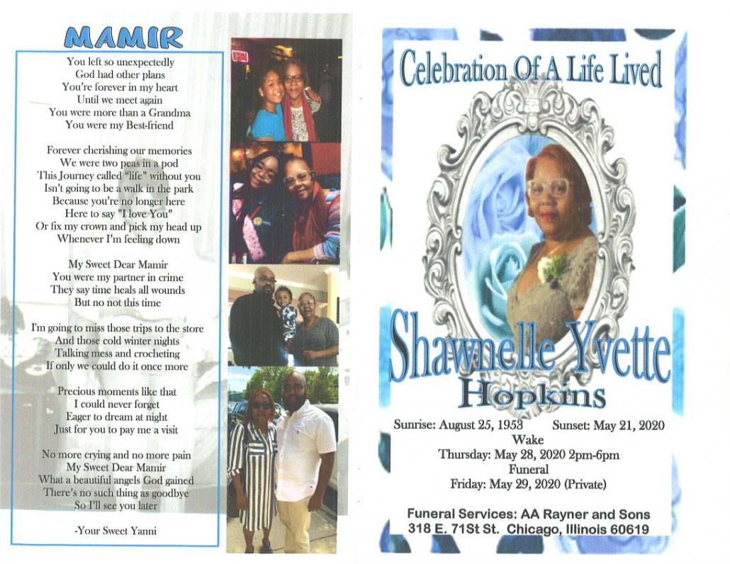 Shawnelle Yvette Hopkins Obituary