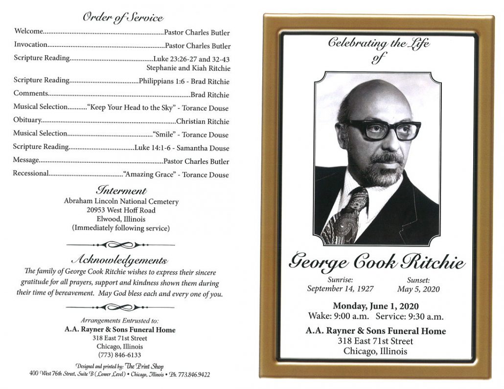 George C Ritchie Obituary