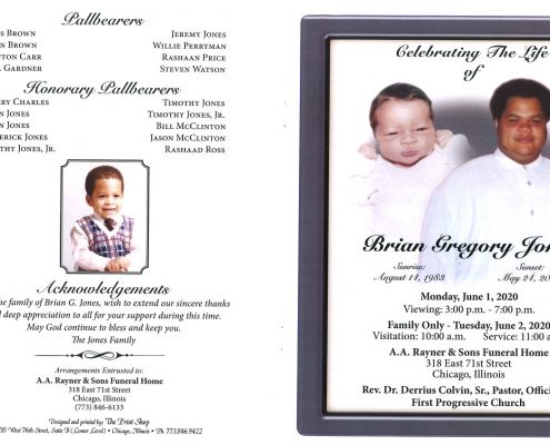 Brian G Jones Obituary