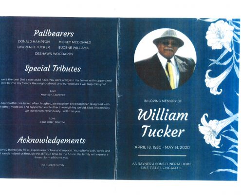 William Tucker Obituary