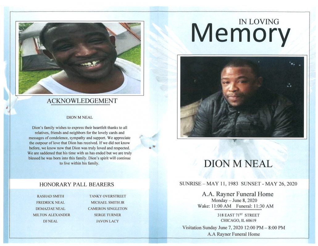 Dion M Neal Obituary