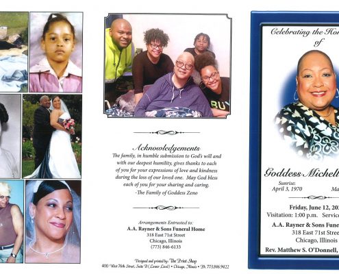 Goddess M Zeno Obituary