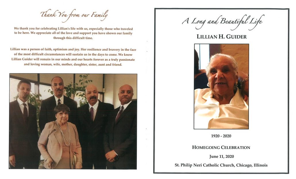 Lillian H Guider Obituary