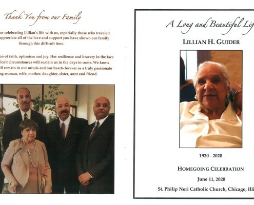 Lillian H Guider Obituary