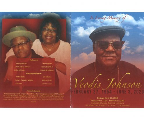 Veodis Johnson Obituary