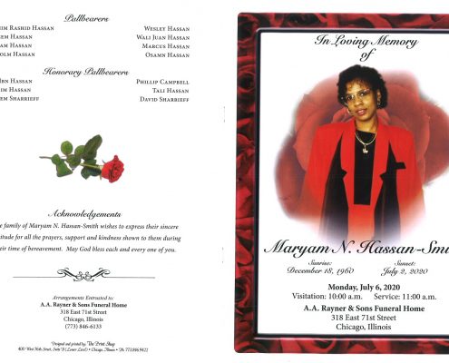 Maryam N Hassan Smith Obituary