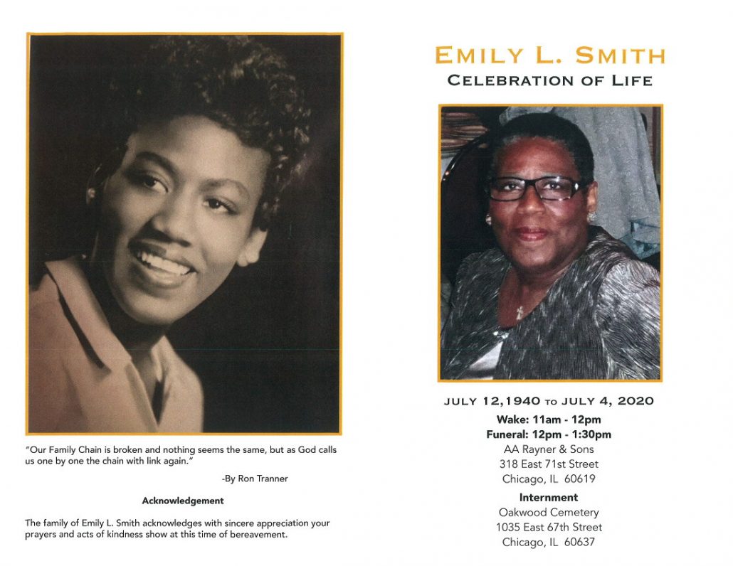 Emily L Smith Obituary