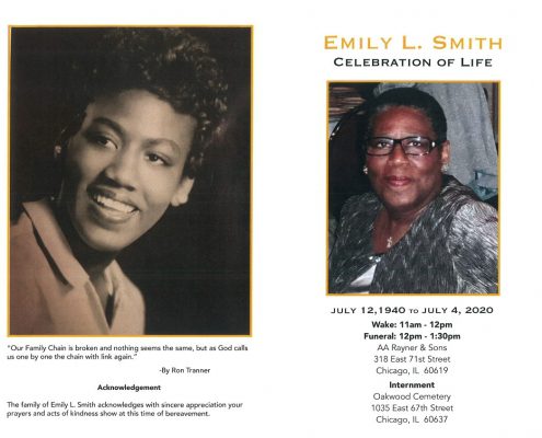 Emily L Smith Obituary