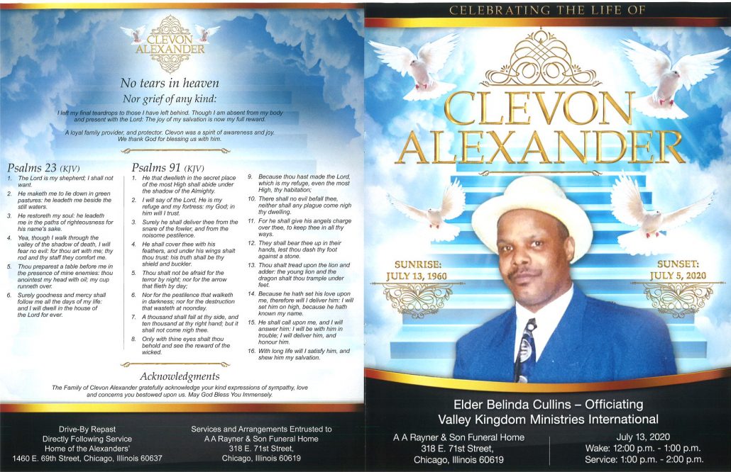 Clevon Alexander Obituary