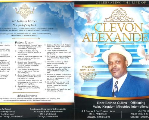 Clevon Alexander Obituary