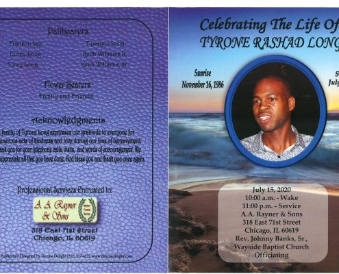 Tyrone R Long Obituary