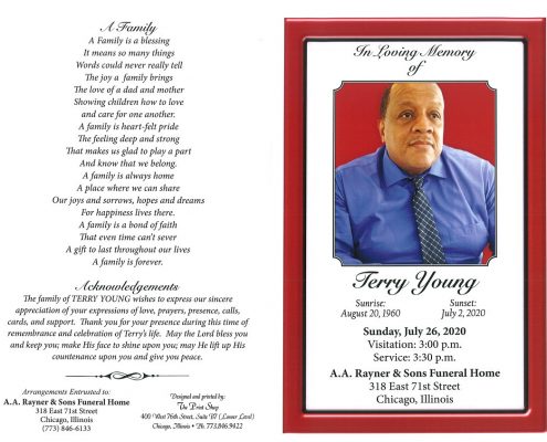 Terry Young Obituary