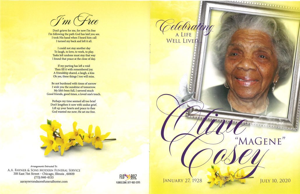 Olive Cosey Obituary