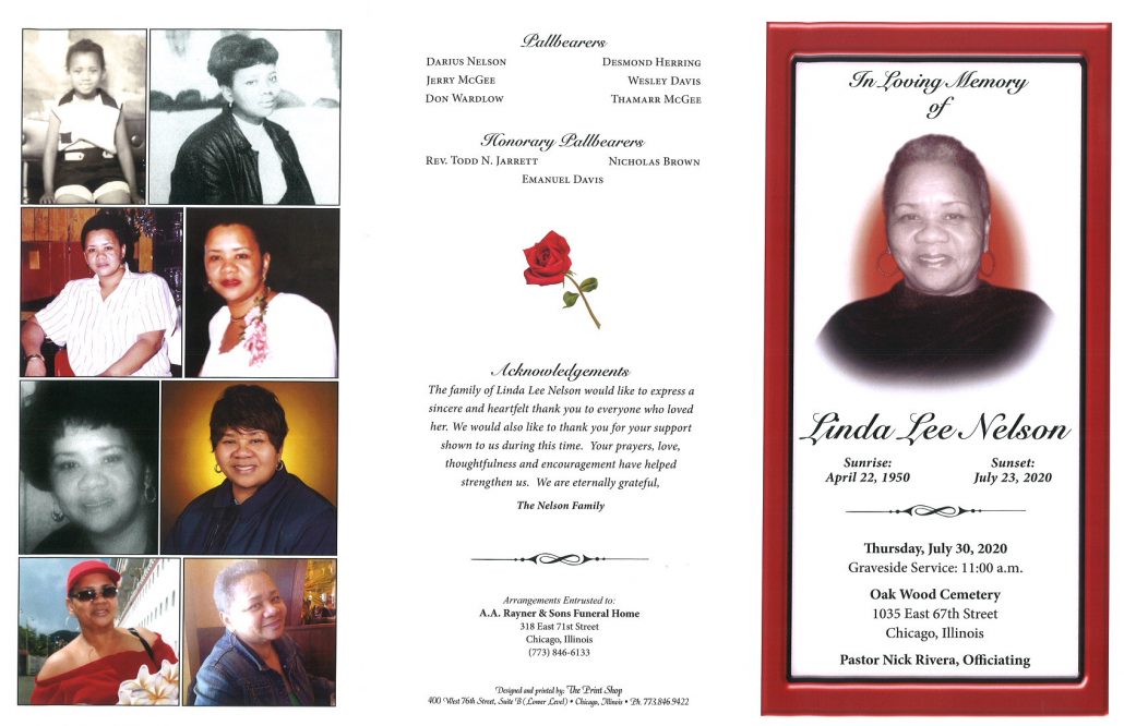 Linda Lee Nelson Obituary