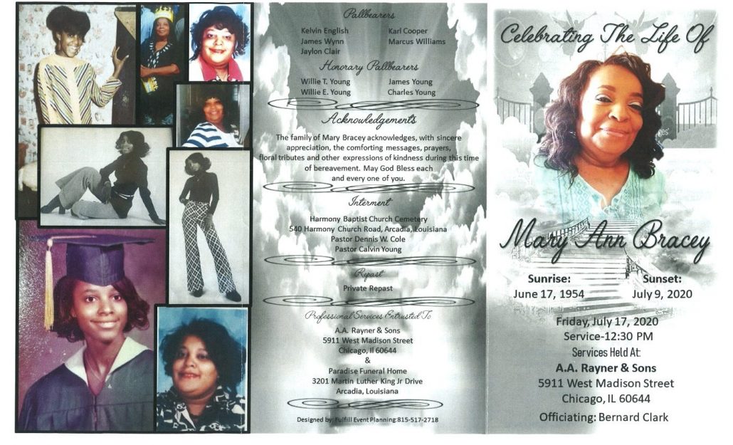 Mary Ann Bracey Obituary