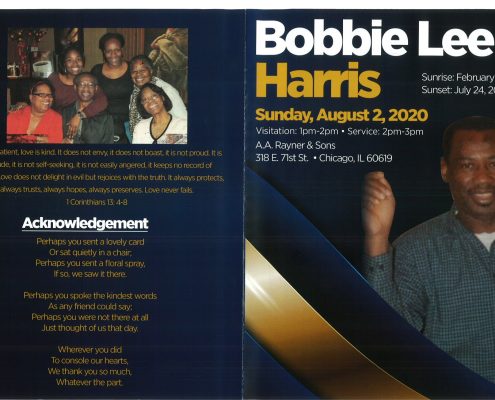 Bobbie Lee Harris Obituary