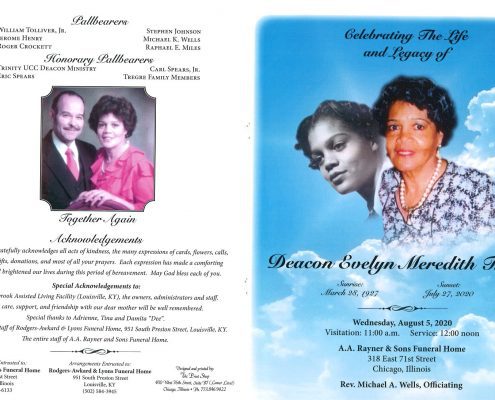 Evelyn M Tregre Obituary