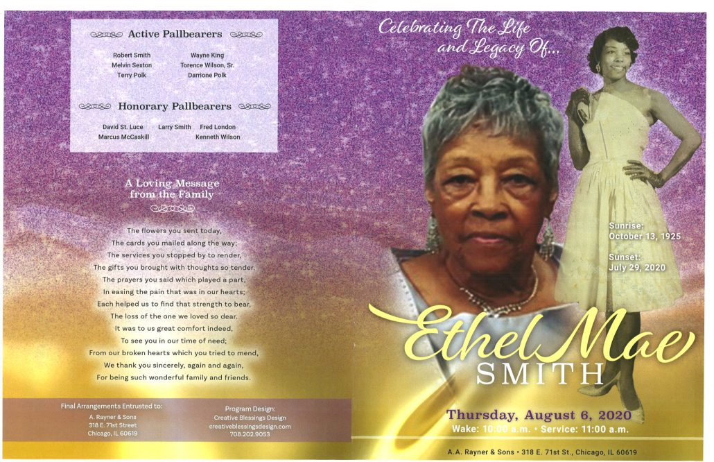 Ethel Mae Smith Obituary