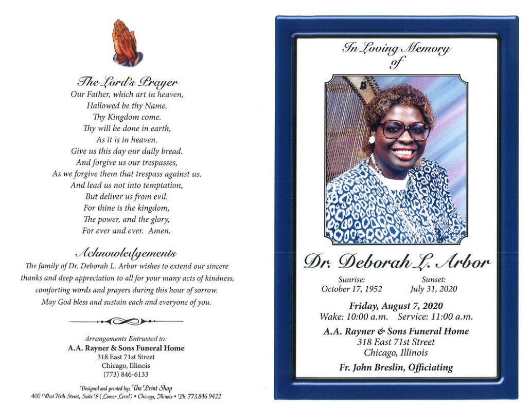 Deborah L Arbor Obituary