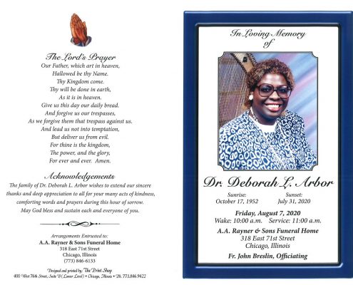 Deborah L Arbor Obituary