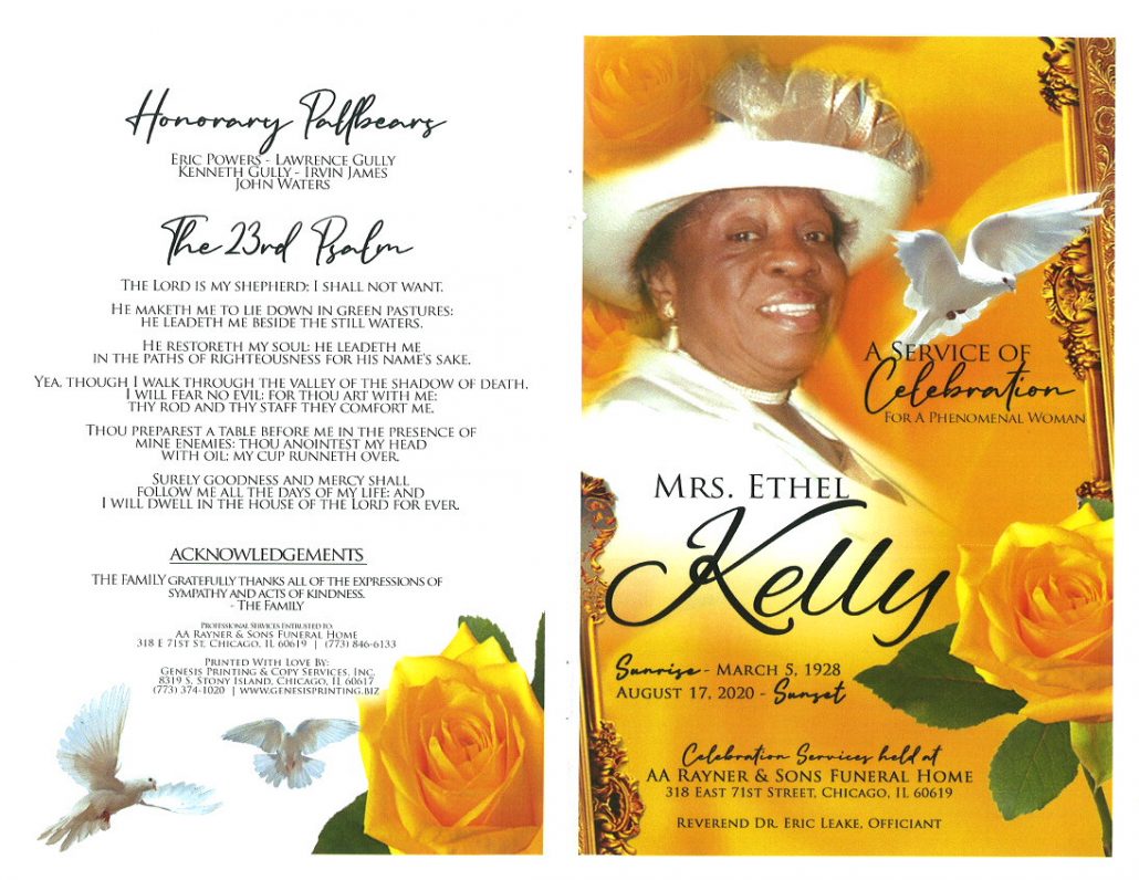 Ethel Kelly Obituary