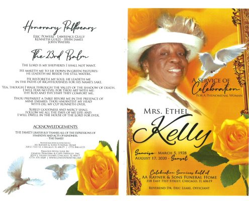 Ethel Kelly Obituary