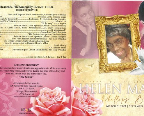 Helen M Phillips Brown Obituary