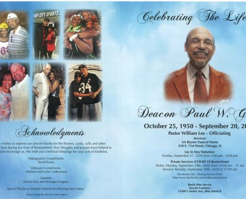 Paul W Glenn Obituary