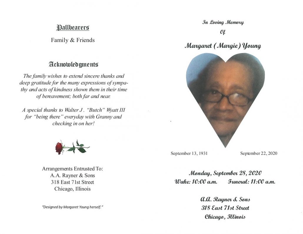 Margaret Young Obituary