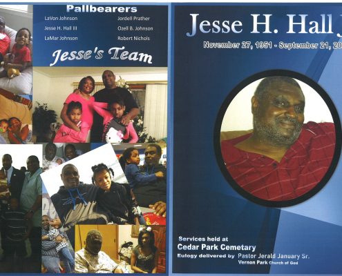 Jesse H Hall Jr Obituary