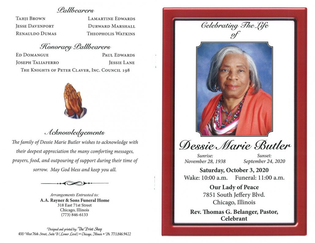 Dessie M Butler Obituary