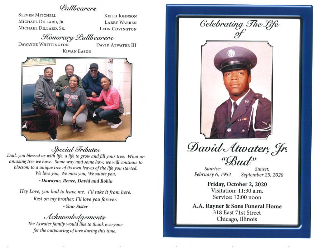 David Atwater Jr Obituary