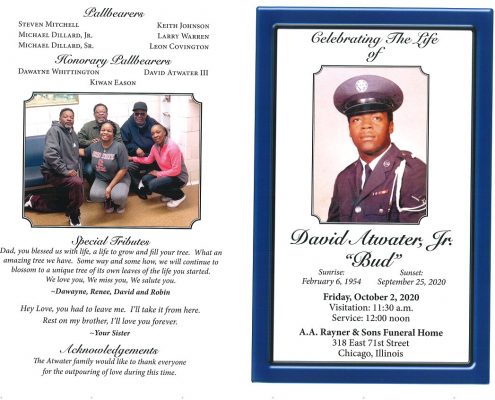 David Atwater Jr Obituary