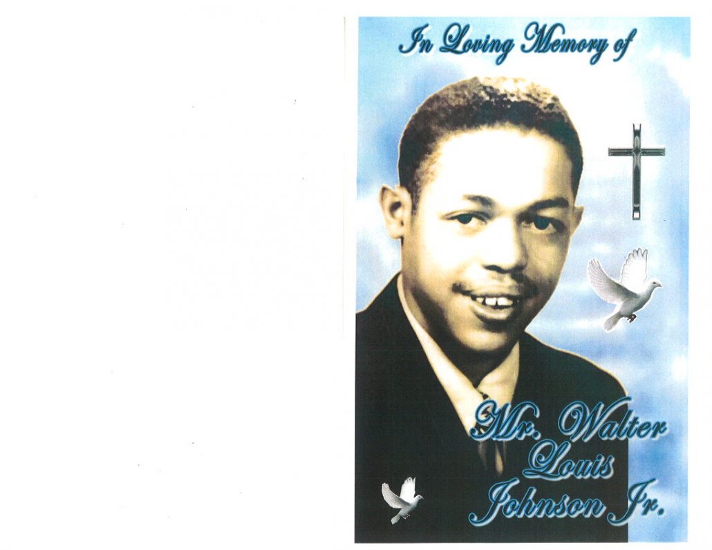 Walter L Jackson Jr Obituary