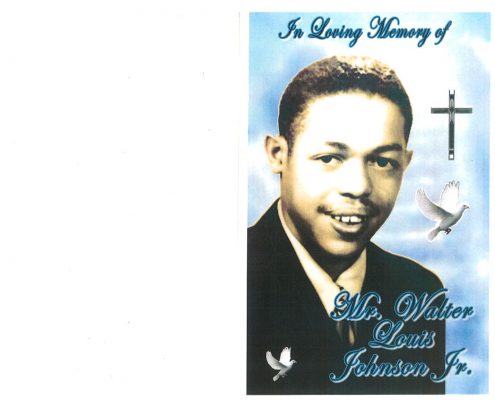 Walter L Jackson Jr Obituary