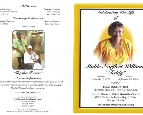 Mable N Williams Obituary