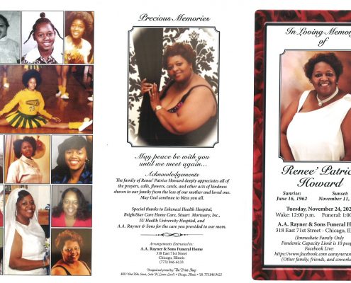 Renee P Howard Obituary