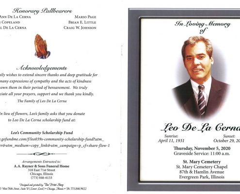 Leo De La Cerna Obituary