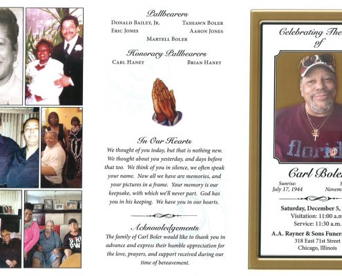 Carl Boler Obituary