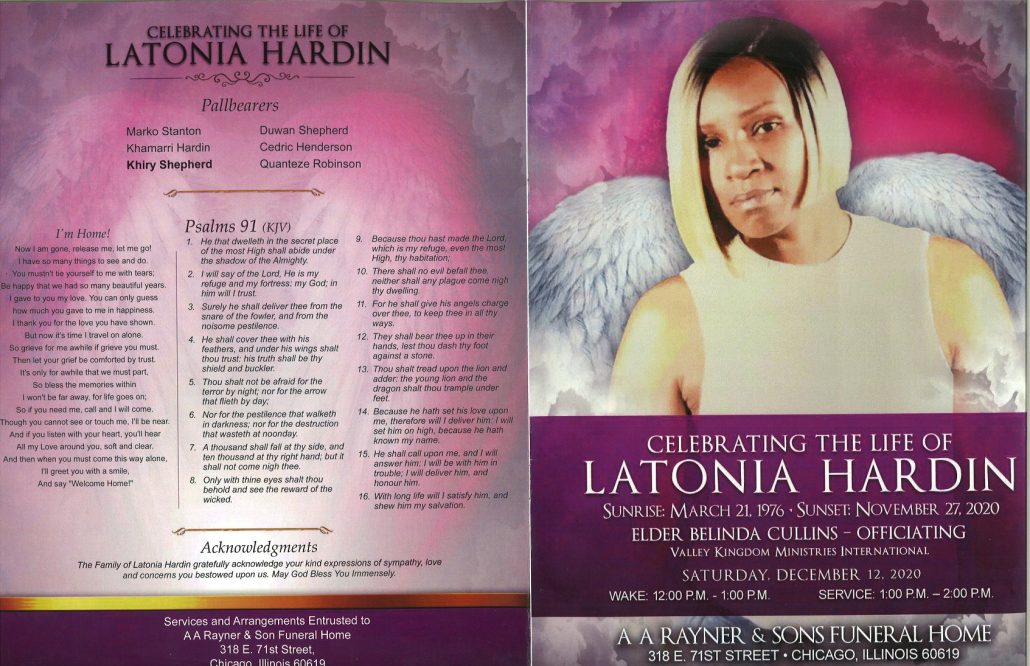 Latonia Hardin Obituary